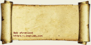 Anđela Damjanov vizit kartica